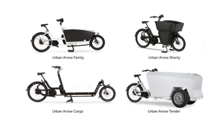 Gazelle wycofuje 1150 cargo e-bike’ów Urban Arrow
